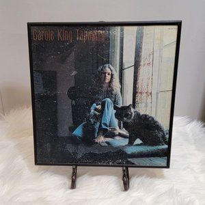 Vintage Carol King TAPESTRY Vinyl Record, Framed